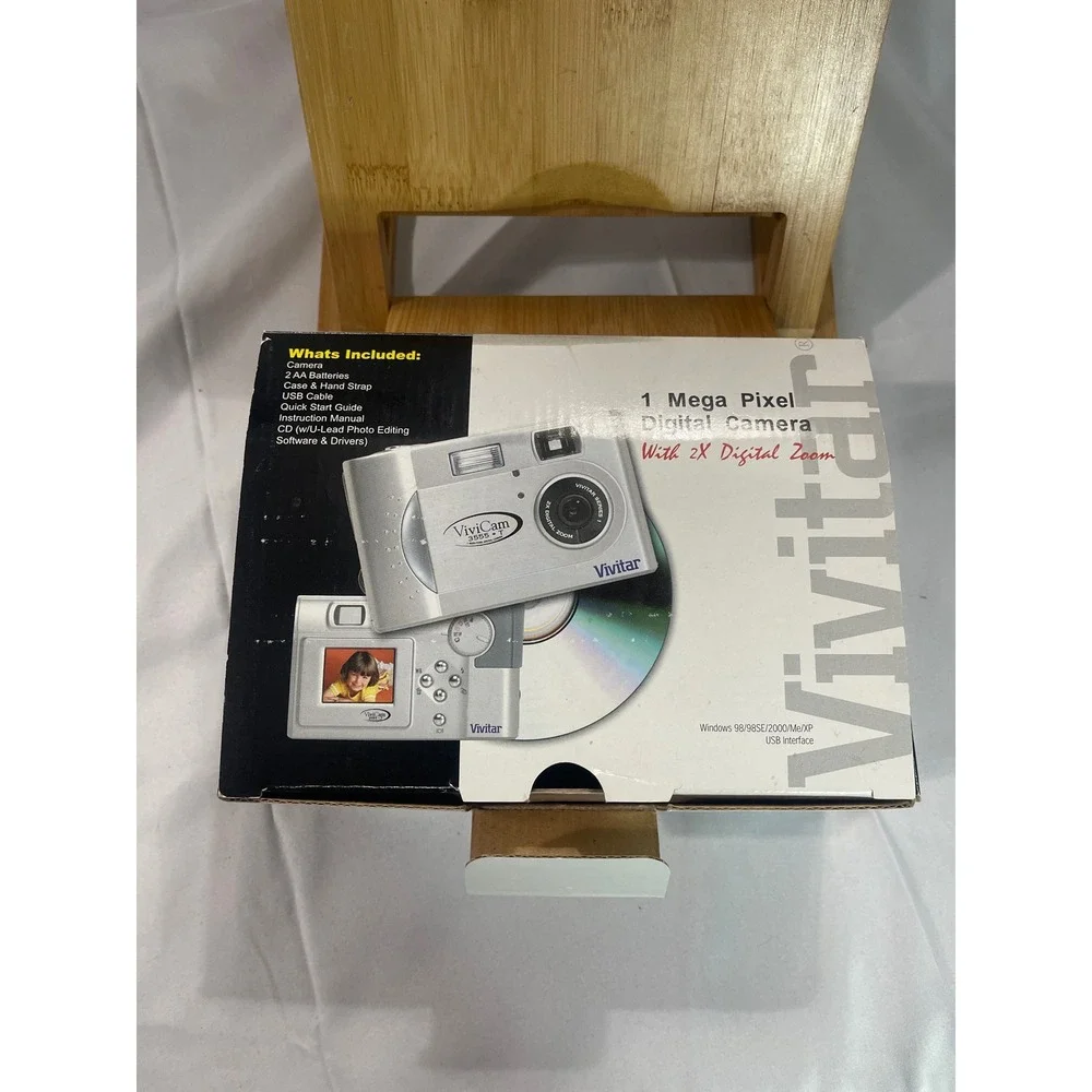 Vivitar Vivicam 3555T Digital Camera 1 Mega Pixel‎ 2x Parts NO Camera